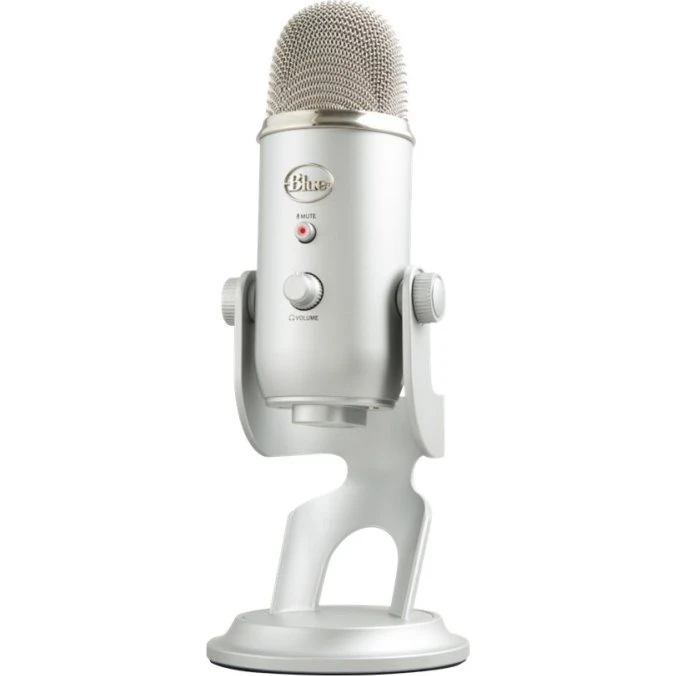 Blue Yeti USB-Mikrofon Silber