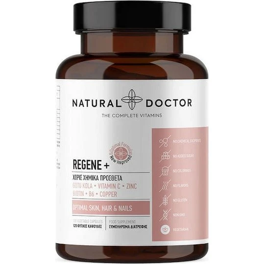 Natural Doctor Regene - 120 pflanzliche Kapseln mit Centella asiatica