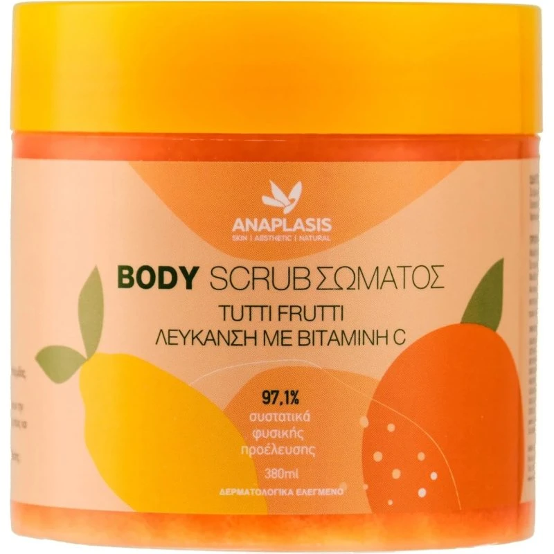 Anaplasis Tutti Frutti Body Scrub mit Vitamin C & Meersalz, 380ml