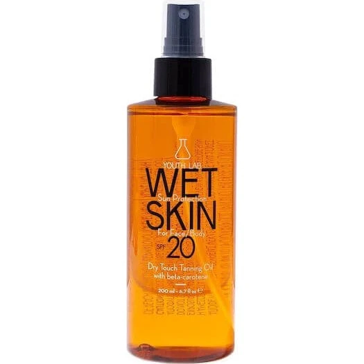 Jugendlabor Wet Skin Sonnenschutzöl SPF20 Spray 200ml