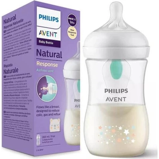 Philips Avent Natural Response Babyflasche 260ml mit AirFree-Ventil