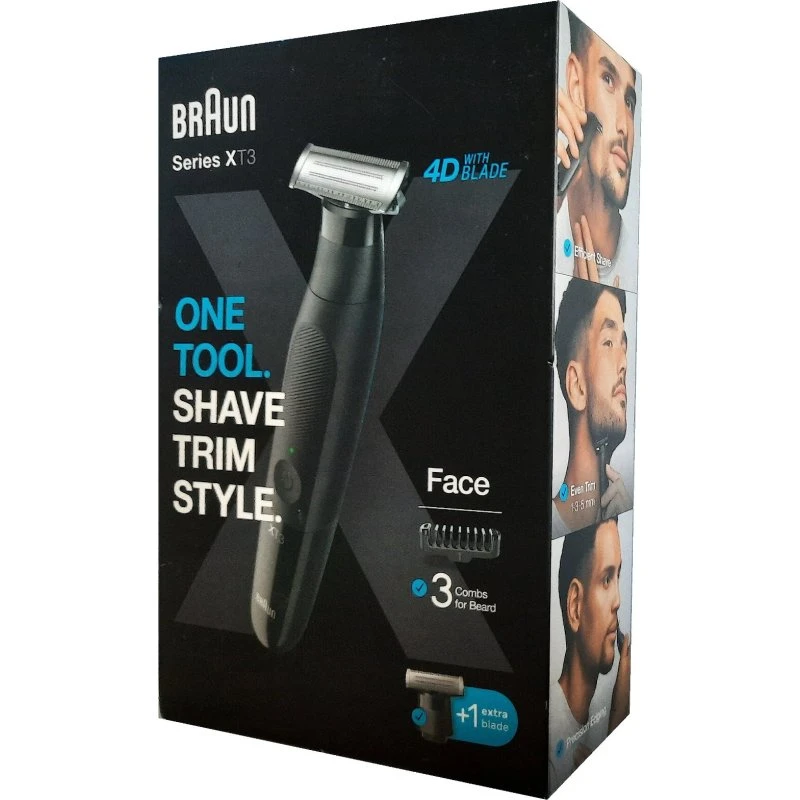 XT Series 3 Herren-Trimmer & Körperrasierer (4D-Klinge)