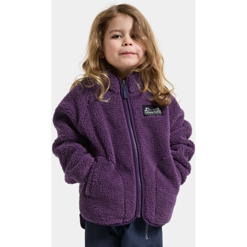Didriksons Gibbs Fleecejacke, Northern Purple, 110