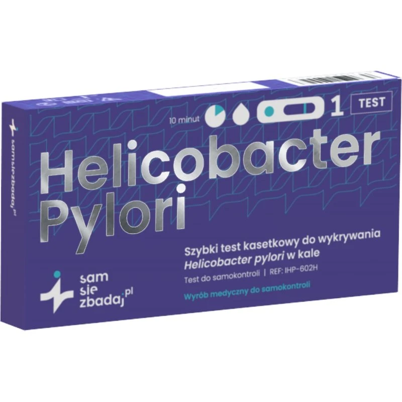 Helicobacter pylori Schnelltest: Antigen-Nachweis in Fäkalien, 1 Stk.