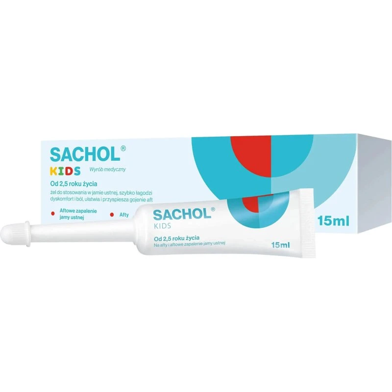 Sachol Kids Gel gegen Aphthen & Stomatitis, 15 ml