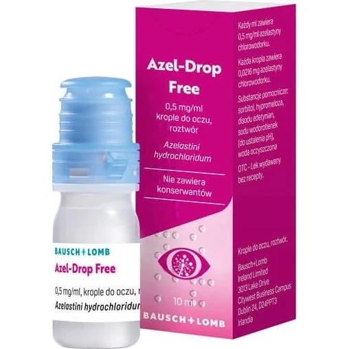 Azel-Drop Free Augentropfen, 0,5 mg/ml, 10 ml Flasche