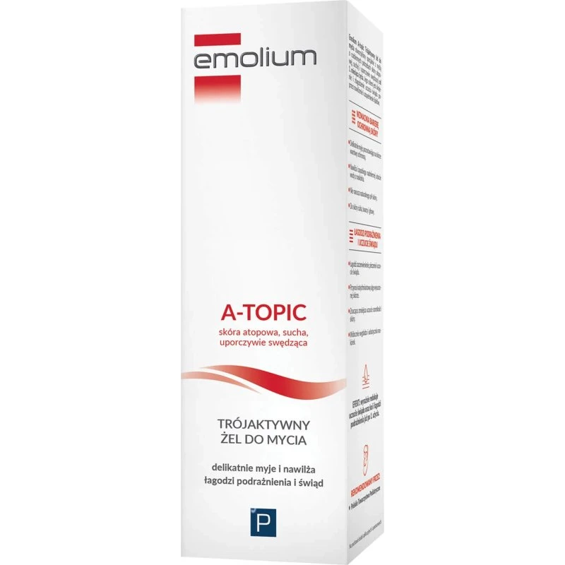 Emolium A-Topic Triaktives Waschgel für atopische Haut, 200 ml