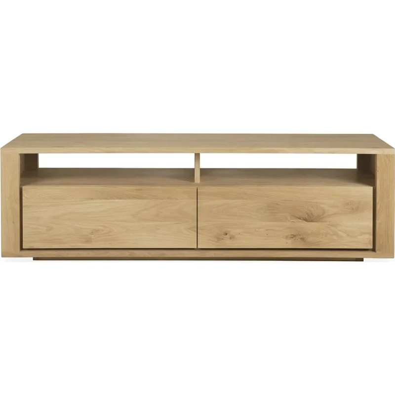 Ethnicraft Shadow TV-Möbel aus Massivholz, Natur geölt, 140 cm