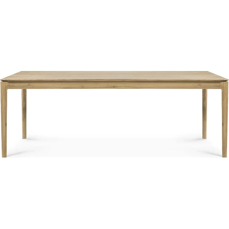 Ethnicraft Bok Esstisch aus Massiv-Eiche, Natur, 220x95 cm