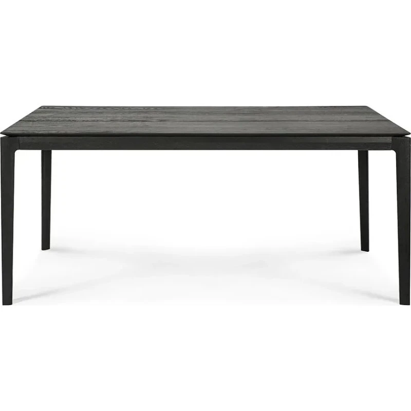 Ethnicraft Esstisch Bok - Schwarz - Getöntes Eichenholz - 180x90 cm