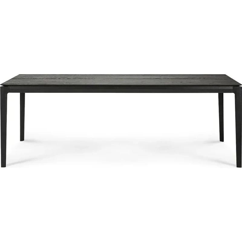 Ethnicraft Esstisch Bok Schwarz - Getöntes Eichenholz - 220x95 cm