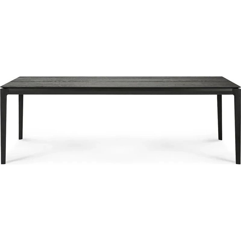 Ethnicraft Esstisch Bok Schwarz - Getöntes Eichenholz 240x100 cm