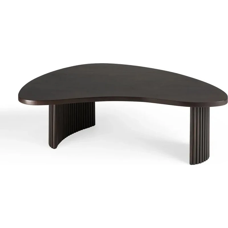Ethnicraft Boomerang Couchtisch aus massivem Mahagoni