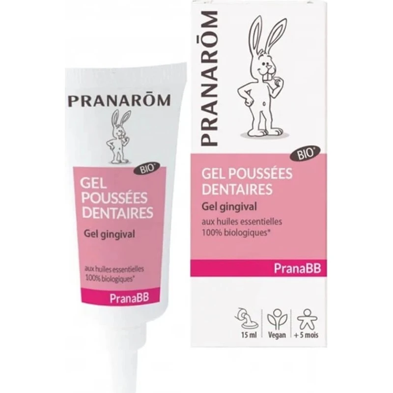 Pranarôm Pranabb Bio Zahnfleischgel für Babys, 15ml