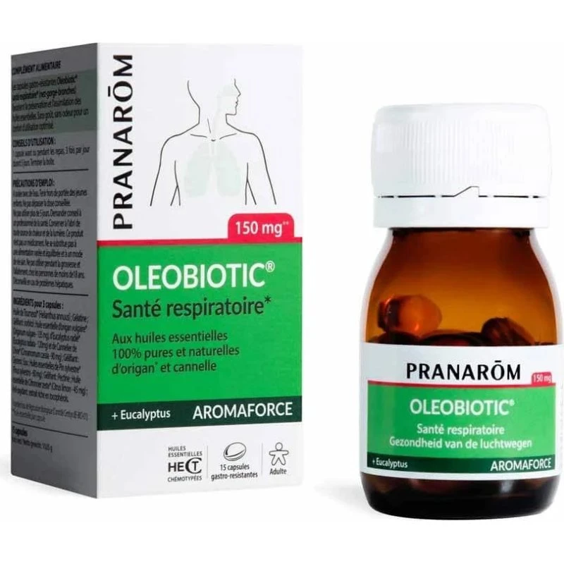 Pranarôm Aromaforce Oleobiotic Atemwege Gesundheit 15 Kapseln