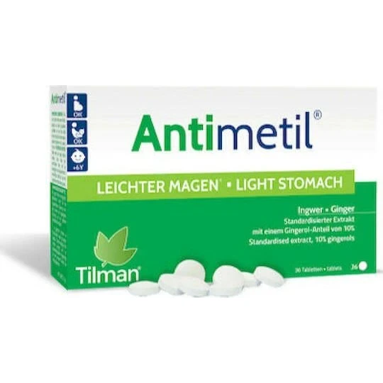Tilman Antimetil Light Stomach gegen Übelkeit, 36 Tabletten