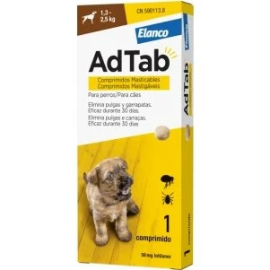 ADTAB 56 mg Kautabletten für Hunde (1,3-2,5 kg)