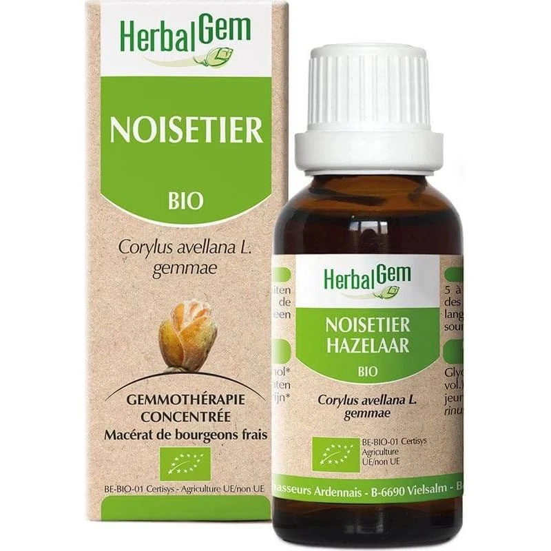 Herbalgem Bio-Haselnuss Edelsteinkonzentrat 30ml