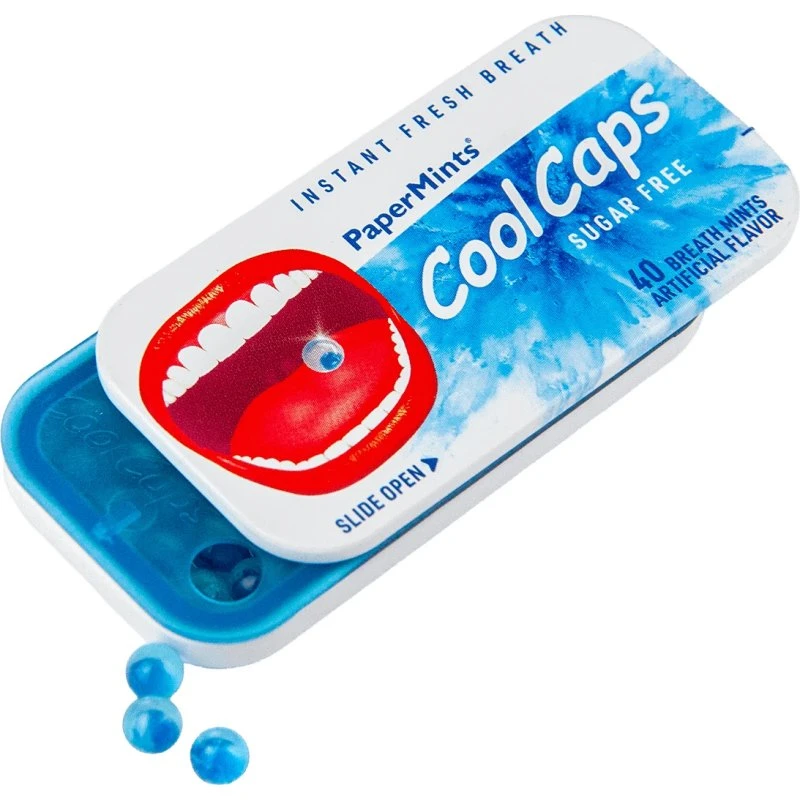 CoolCaps PaperMints, zuckerfreie Minzkapseln, 40 Stück