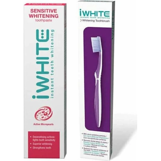 iWhite Sensitive Whitening Zahnpasta & Zahnbürste Set, 75ml