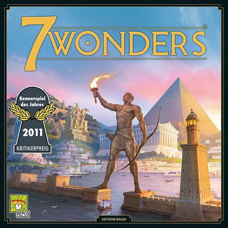 Asmodee 7 Wonders - Das Brettspiel (Neues Design)