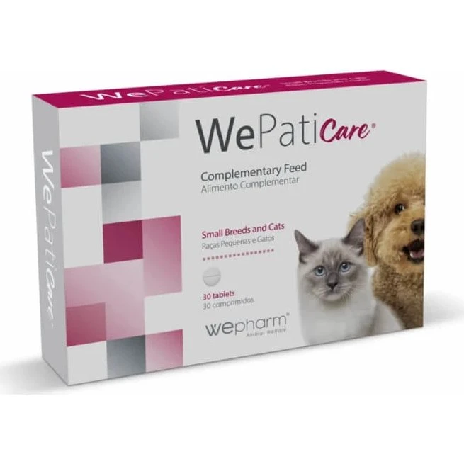 WePatiCare Nahrungsergänzung für kleine Hunde & Katzen (30 Tabletten)