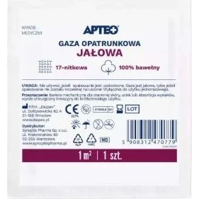 Apteo Steriler Verbandmull, 1m², 1 Stück