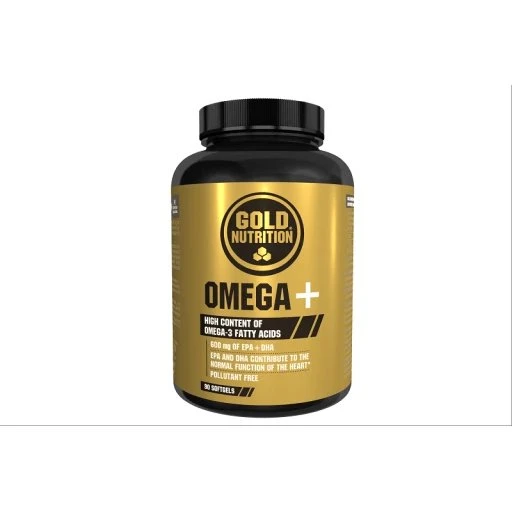 GoldNutrition Omega+ Fischöl Kapseln - 90 Stück
