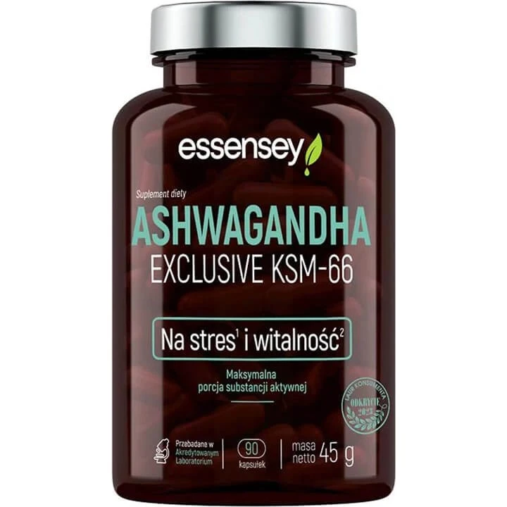 Essensey Ashwagandha Exklusiv KSM-66, 90 Kapseln