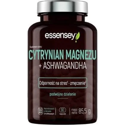 Essensey Magnesiumcitrat + Ashwagandha, 90 Kapseln