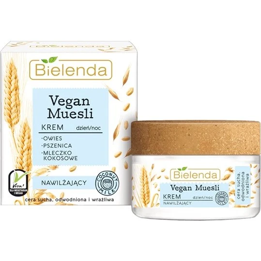 Bielenda Veganes Müsli Feuchtigkeitsspendende Creme, 50 ml