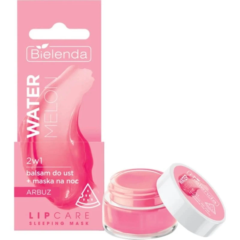 Bielenda Lippenpflege 2in1 Lippenbalsam & Wassermelone Nachtmaske, 10g