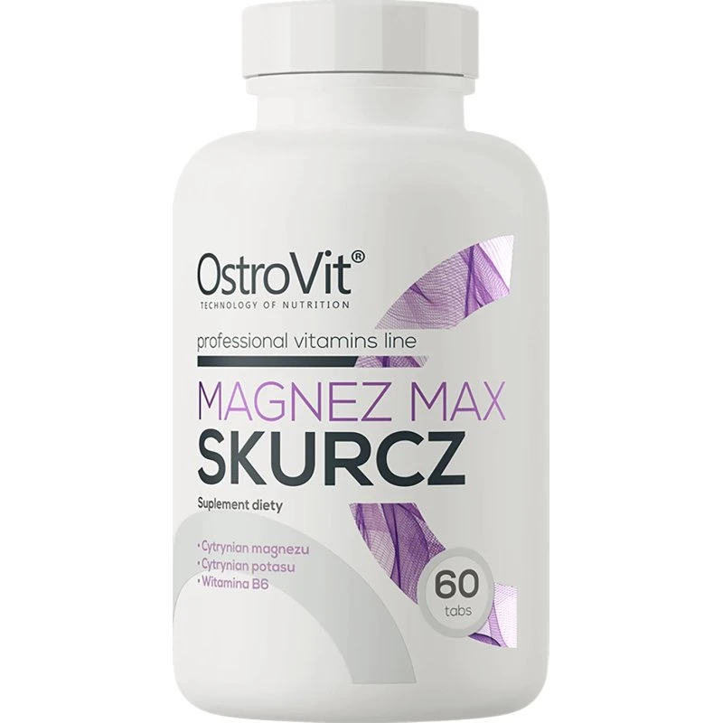 OstroVit Magnesium Max Skurcz, 60 Tabletten
