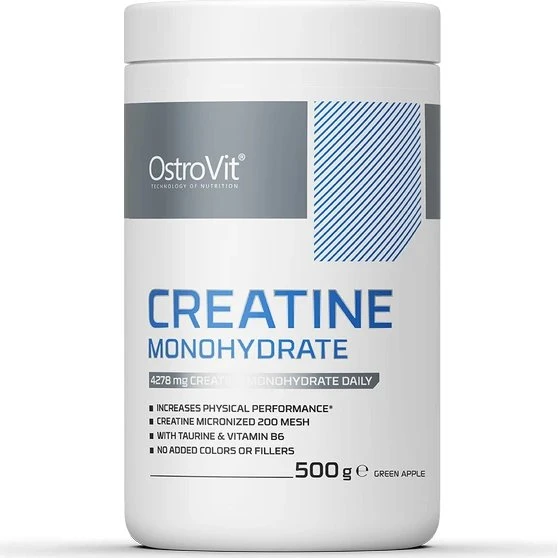 OstroVit Kreatin-Monohydrat Grüner Apfel, 500 g