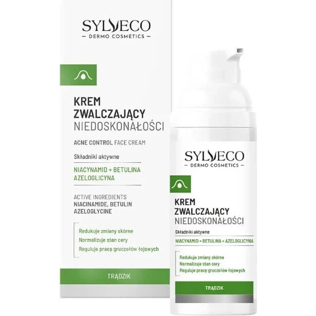 Sylveco Dermo Akne Creme Blemish Fighters, 50 ml
