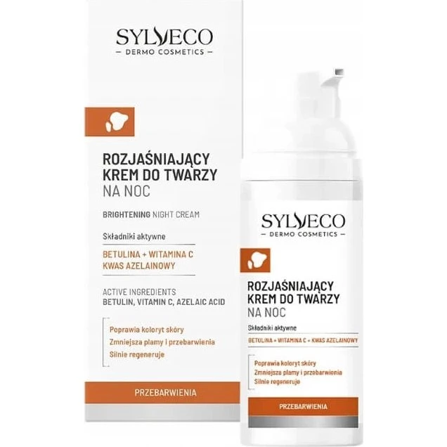 Sylveco Dermo Entfärbende Nachtcreme, 50 ml
