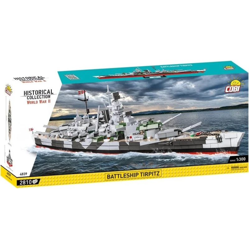 COBI Historical Collection 4839 - Schlachtschiff Tirpitz WWII