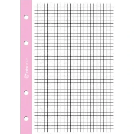 Interdruk Ringbuch A4, Weiß, 100 Blatt