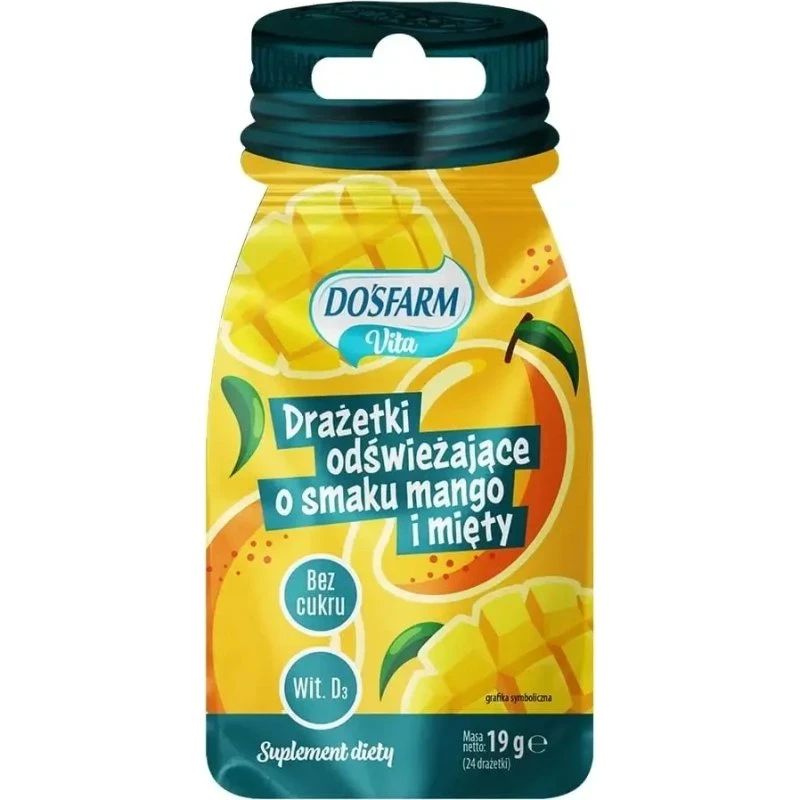 Dosfarm Vita Dragees Mango & Minze mit Vitamin D3