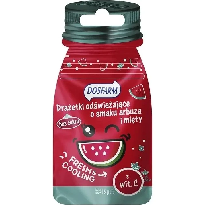 Dosfarm Erfrischende Dragees Wassermelone & Minze mit Vitamin C