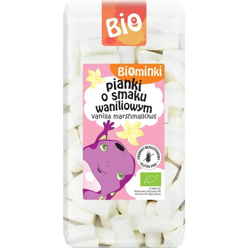 Biominki Bio-Marshmallows mit Vanillegeschmack, 100 g