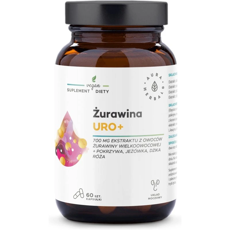 Aura Herbals Cranberry Uro+, 60 Kapseln