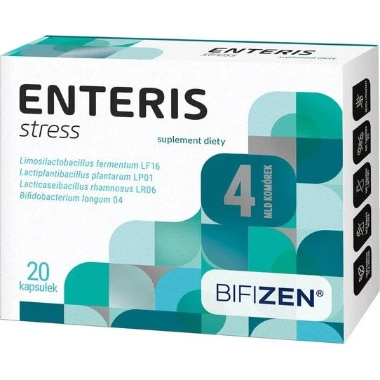 Enteris Stress Probiotika Kapseln, 20 Stück