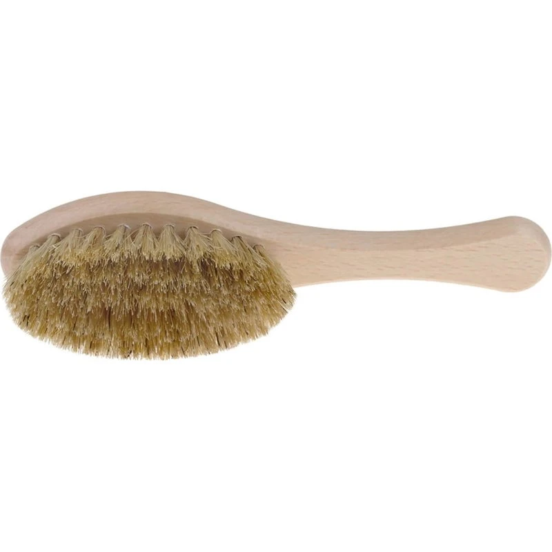 Bocioland Baby-Holzhaarbürste mit Naturborsten aus Buchenholz