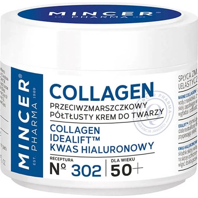 Mincer Pharma Collagen 50+ Anti-Falten Gesichtscreme Nr.302, 50ml