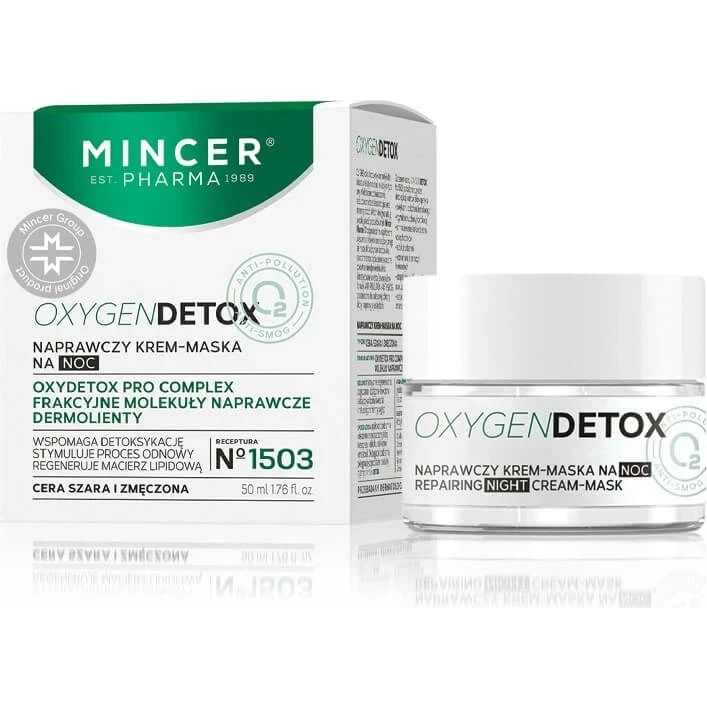 Mincer Pharma Oxygen Detox Repair Nachtcreme-Maske nr.1503, 50ml
