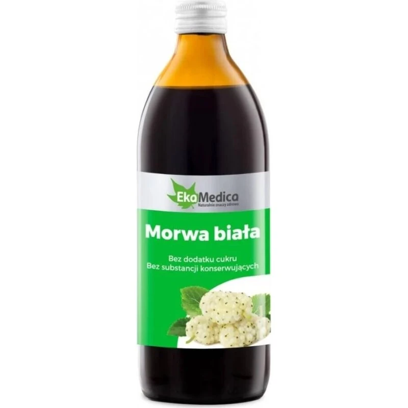 EkaMedica Weiße Maulbeere Saft 99,8% 500 ml