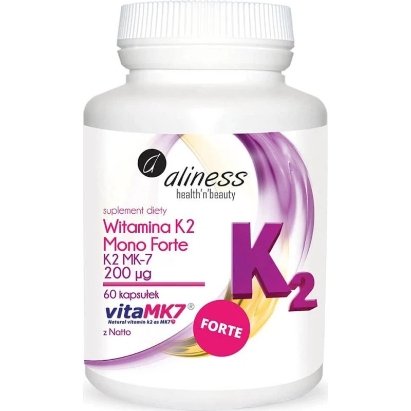 Aliness Vitamin K2 MK-7 Mono Forte 200 µg, 60 Kapseln