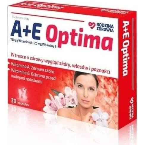 Family Health A+E Optima Nahrungsergänzungsmittel, 30 Kapseln