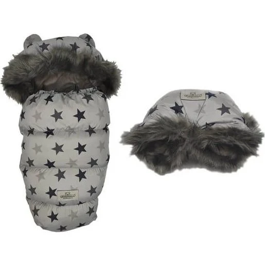 Babymatex Venus Schlafsack mit Muff, Sterne
